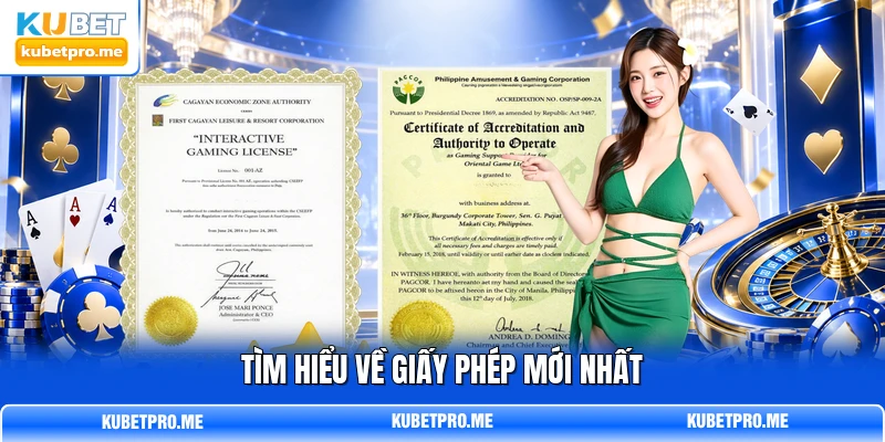 Tìm hiểu về giấy phép mới nhất